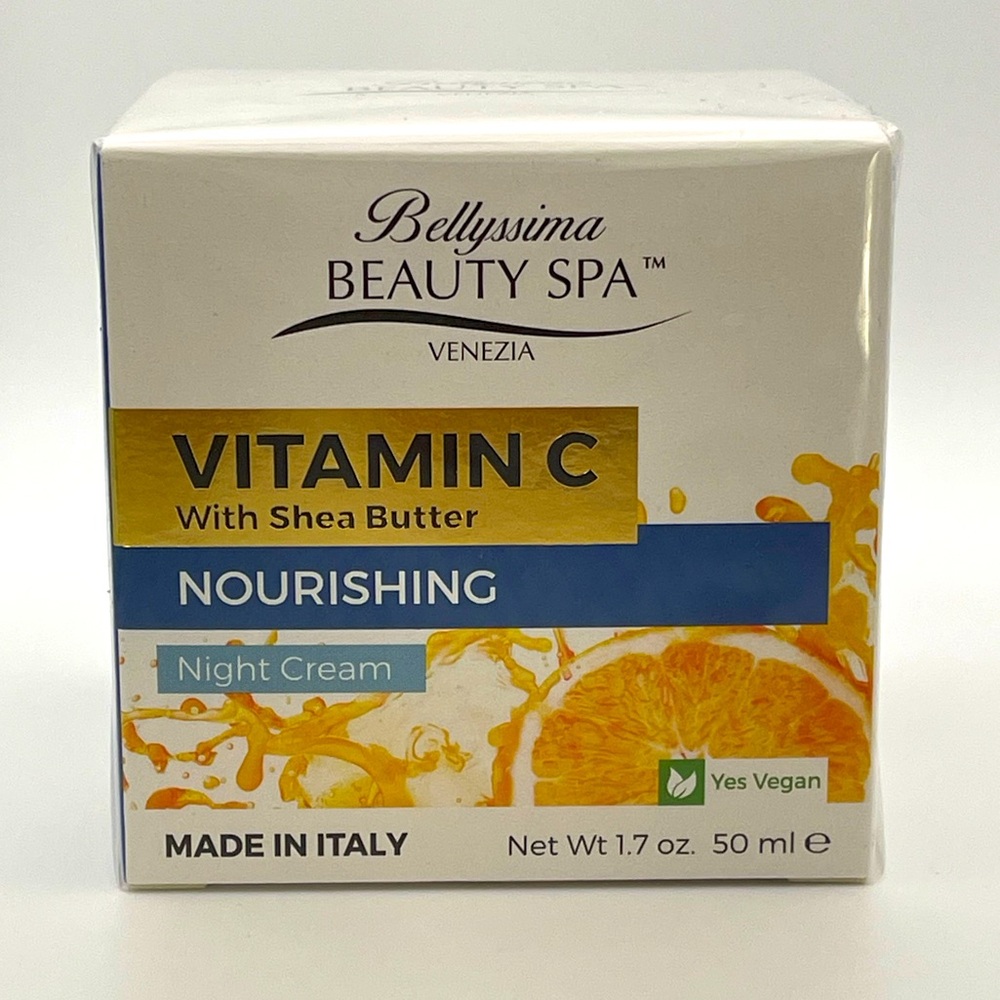 Bellyssima Beauty Spa Vitamin C with Shea Butter Nourishing Night Cream 1.7oz